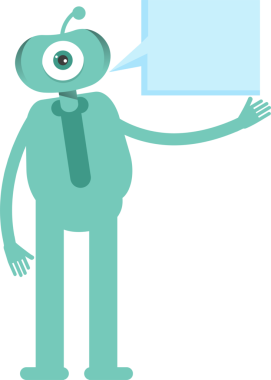 Komik Canavar Karakteri Clipart