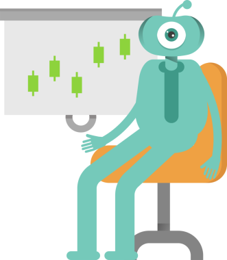 Komik Canavar Karakteri Clipart