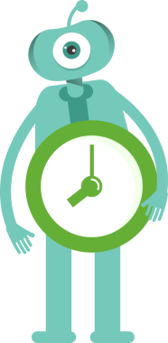 Komik Canavar Karakteri Clipart