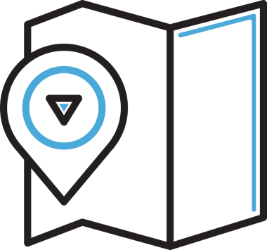 Harita ve PIN simgesi