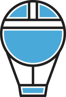 Zeplin ve Balon Simgesi