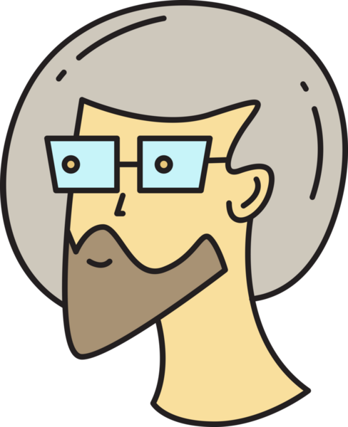 Sakal Adam Karakter Başlığı Simgesi