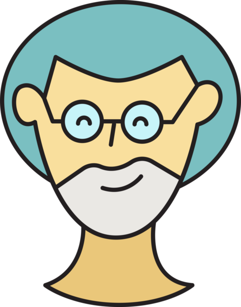 Sakal Adam Karakter Başlığı Simgesi