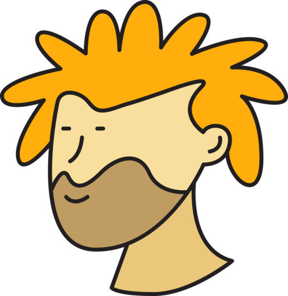 Sakal Adam Karakter Başlığı Simgesi