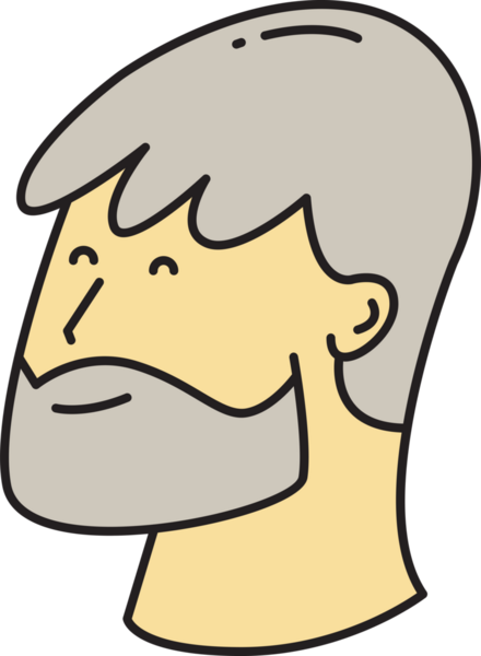 Sakal Adam Karakter Başlığı Simgesi