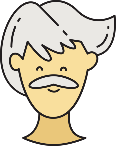 Sakal Adam Karakter Başlığı Simgesi