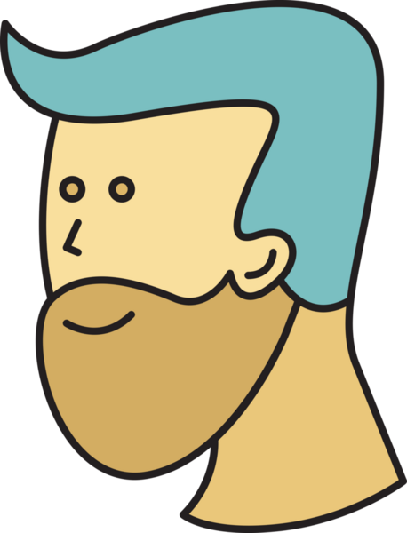 Sakal Adam Karakter Başlığı Simgesi