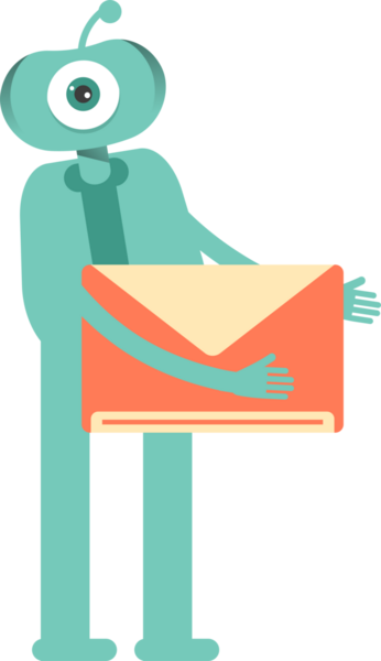 Komik Canavar Karakteri Clipart