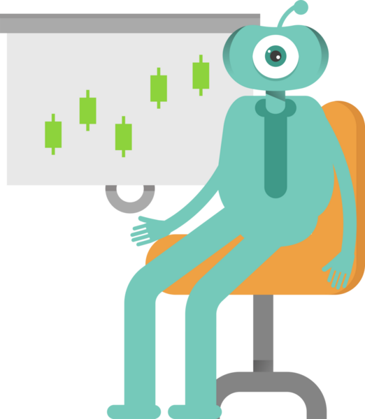 Komik Canavar Karakteri Clipart