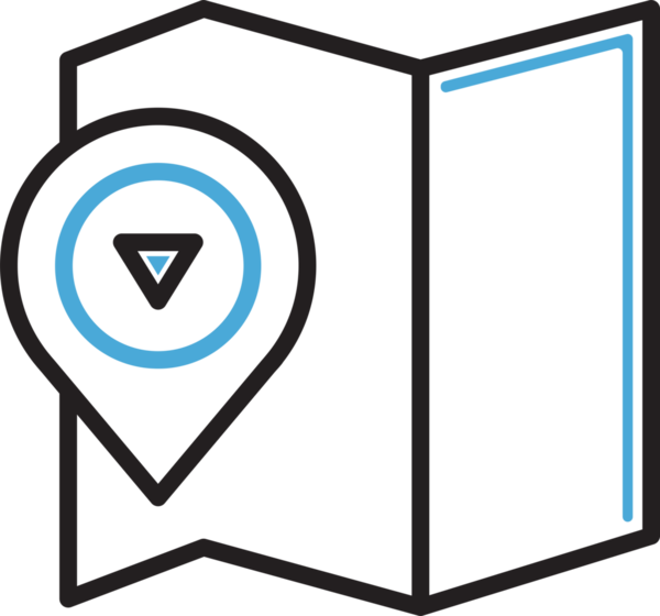 Harita ve PIN simgesi