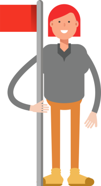 Kadın Karakteri Çizimi Clipart