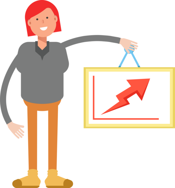 Kadın Karakteri Çizimi Clipart