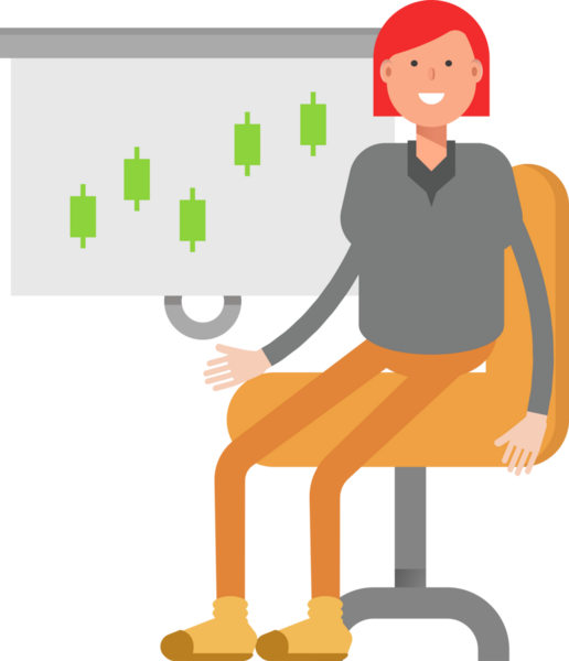 Kadın Karakteri Çizimi Clipart