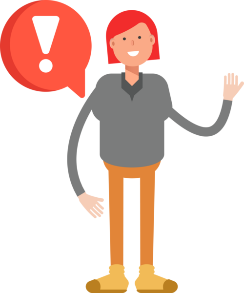 Kadın Karakteri Çizimi Clipart