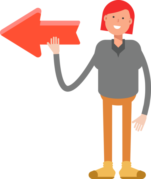 Kadın Karakteri Çizimi Clipart