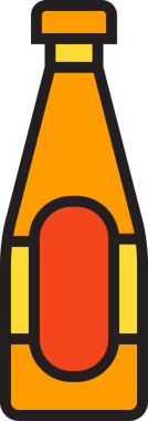 Alkol Şişesi Simgesi Clipart