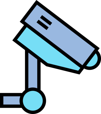 CCTV güvenlik kamerası simgesi