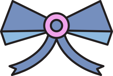 Dekoratif Bowtie İllüstrasyon Clipart