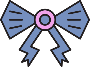 Dekoratif Bowtie İllüstrasyon Clipart