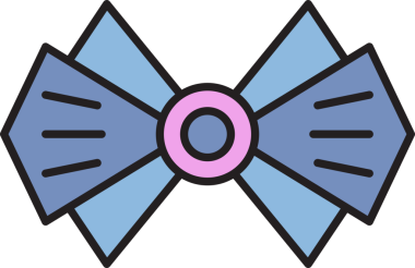 Dekoratif Bowtie İllüstrasyon Clipart