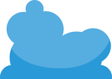 Mavi Bulutlu Resim Clipart