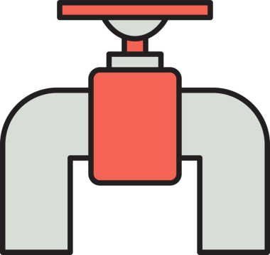 Valf ve Boru Hattı Simgesi