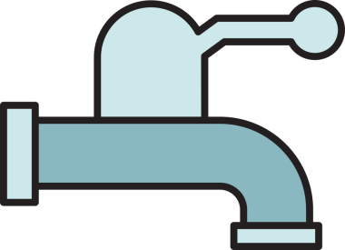 Musluk Simgesi İllüstrasyon Clipart