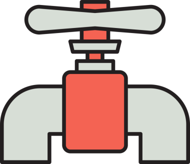 Valf ve Boru Hattı Simgesi