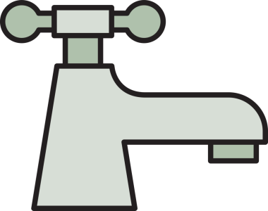 Musluk Simgesi İllüstrasyon Clipart