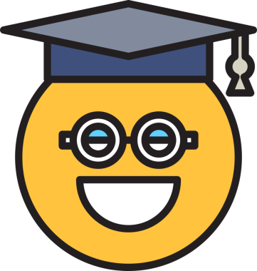 Gülümse Öğrenci Emoji Clipart
