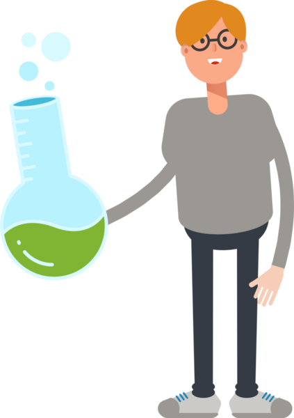 Erkek Karakter Tutma Laboratuvarı Şişesi