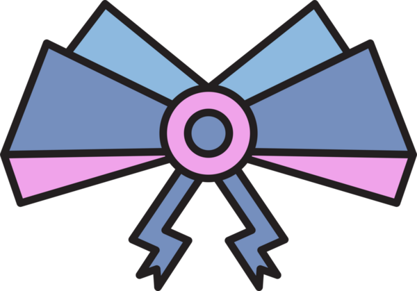 Dekoratif Bowtie İllüstrasyon Clipart