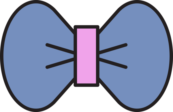 Dekoratif Bowtie İllüstrasyon Clipart