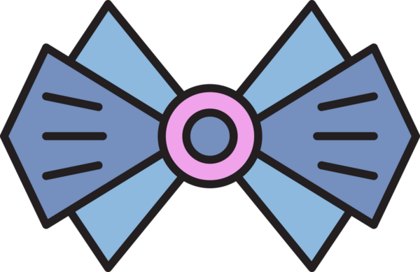 Dekoratif Bowtie İllüstrasyon Clipart