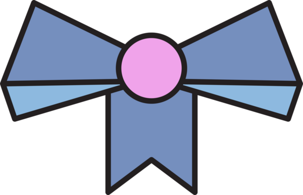 Dekoratif Bowtie İllüstrasyon Clipart