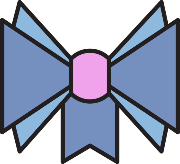 Dekoratif Bowtie İllüstrasyon Clipart