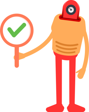 Çizgi Robot İnsansı Karakter Clipart