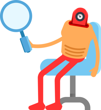 Çizgi Robot İnsansı Karakter Clipart