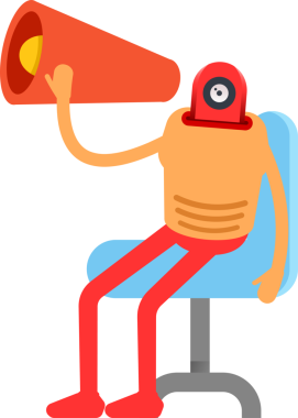 Çizgi Robot İnsansı Karakter Clipart