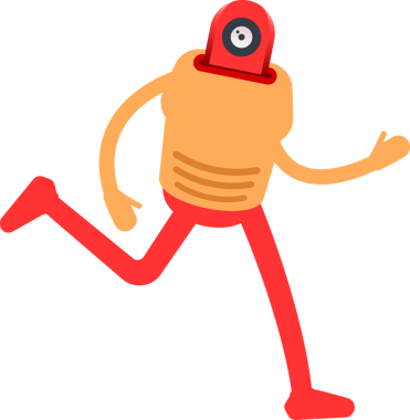 Çizgi Robot İnsansı Karakter Clipart
