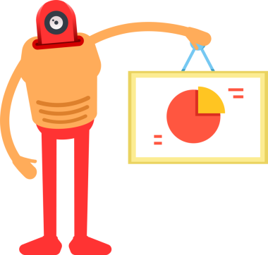 Çizgi Robot İnsansı Karakter Clipart