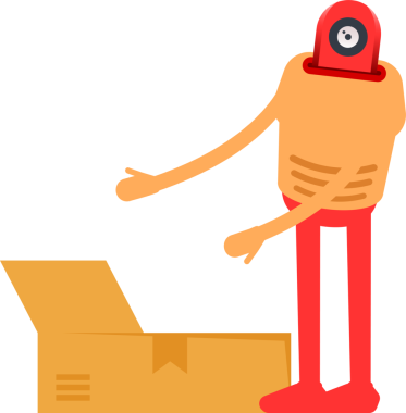 Çizgi Robot İnsansı Karakter Clipart