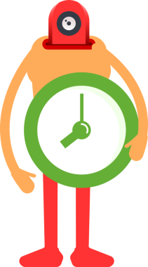 Çizgi Robot İnsansı Karakter Clipart