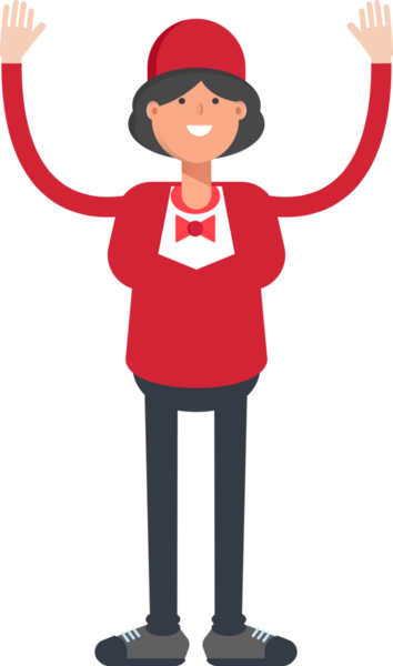 Garson Karakteri Ellerinizi Kaldırın