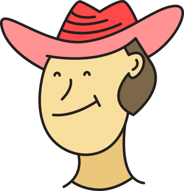 adam karikatür karakter çizimi