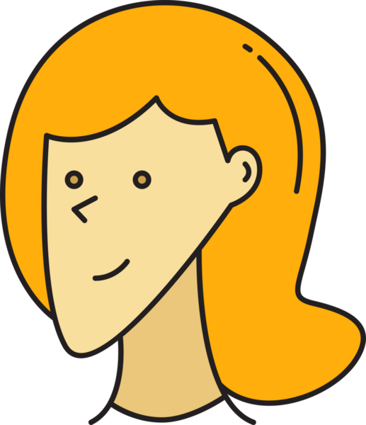 Kadın Karakter Simgesi Clipart