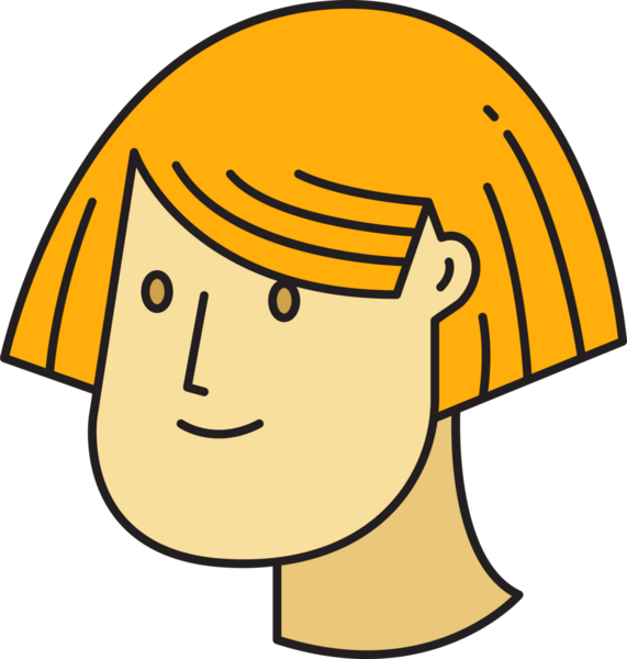 Kadın Karakter Simgesi Clipart