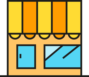 mağaza ve mağaza simgesi