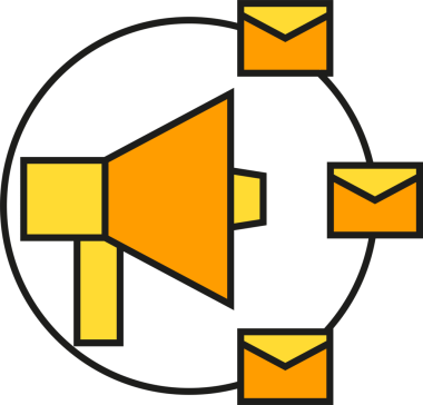 E- posta Pazarlama Megafon Simgesi