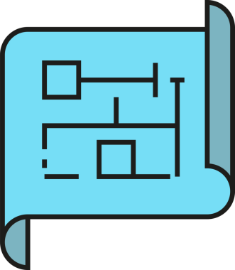 Blueprint Belge Simgesi Clipart